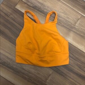 Lululemon Athletica Vibrant Orange Sports Bra